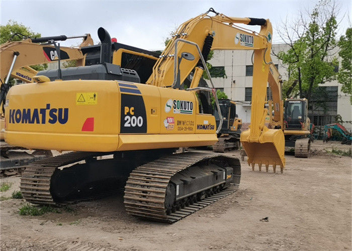 20 тонн дешевый подержанный экскаватор импортированный из Японии Komatsu Pc 200-8 с хорошей производительностью и низким рабочим временем
