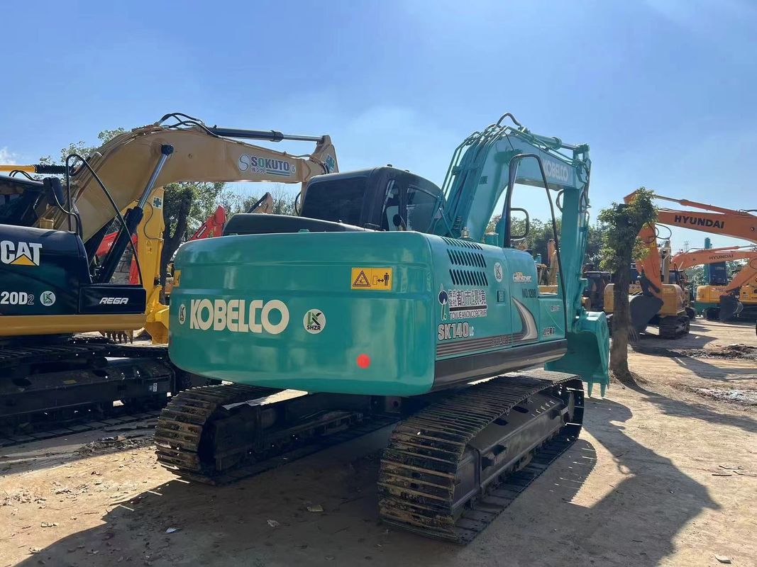 Эксплуатационный экскаватор Kobelco Sk140lc 8 Crawler Excavator Crane Вес 13,3 т