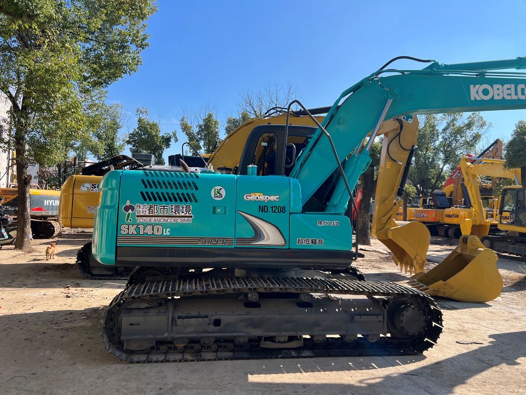 Эксплуатационный экскаватор Kobelco Sk140lc 8 Crawler Excavator Crane Вес 13,3 т