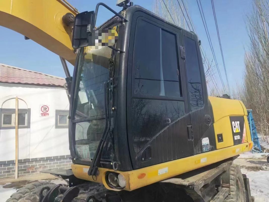 Готовый к работе Caterpillar M315D Использованный колесный экскаватор с коротким рабочим временем и в хорошем состоянии