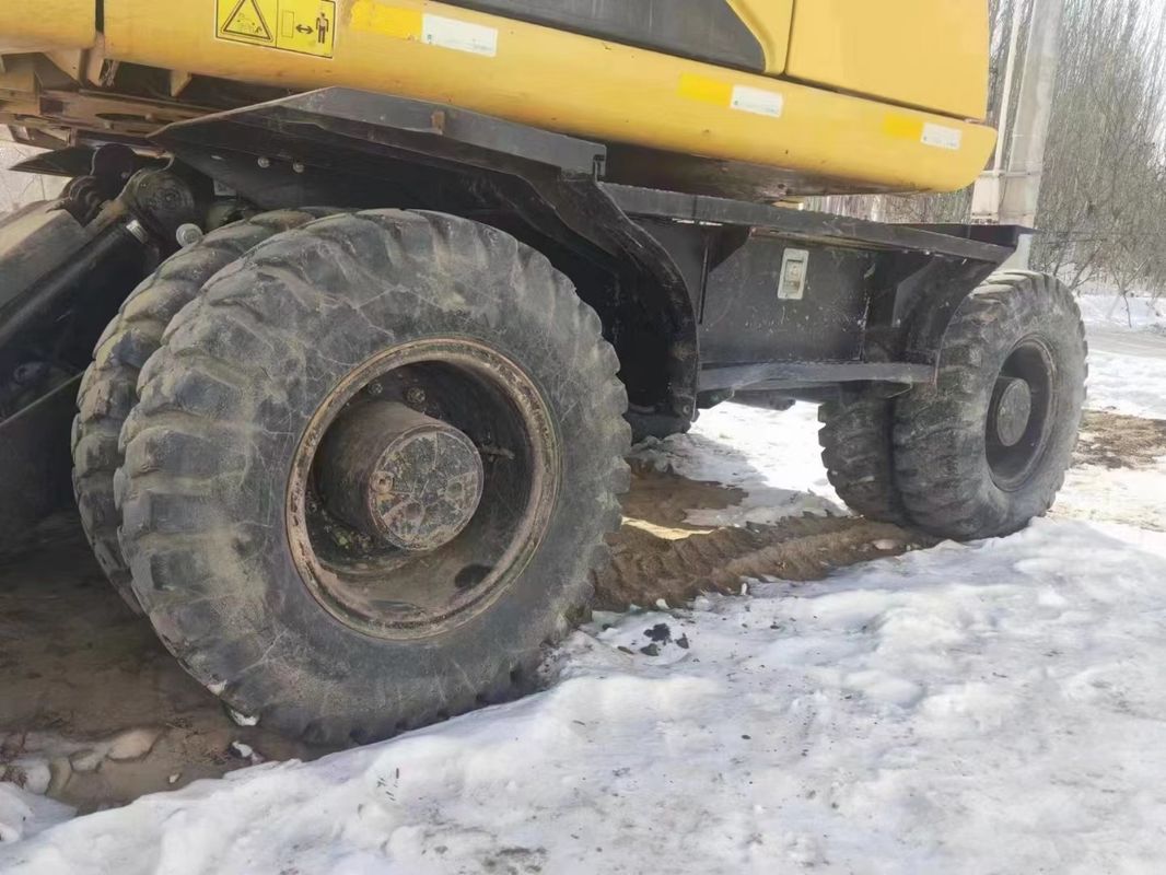 Готовый к работе Caterpillar M315D Использованный колесный экскаватор с коротким рабочим временем и в хорошем состоянии
