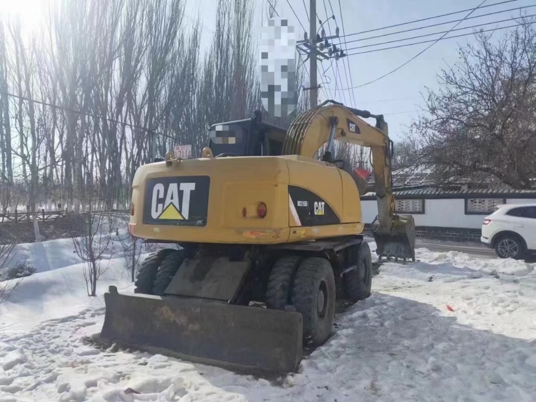 Готовый к работе Caterpillar M315D Использованный колесный экскаватор с коротким рабочим временем и в хорошем состоянии
