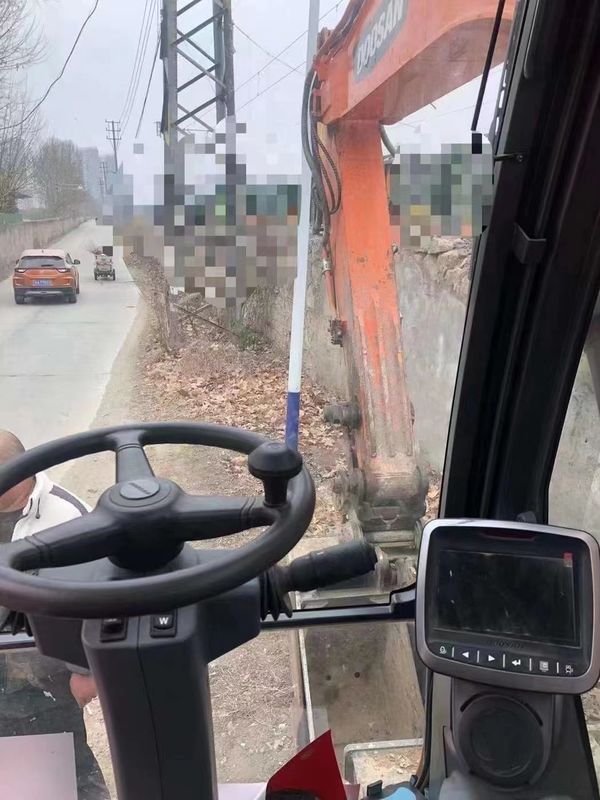 15 тонн Корея импортировала 90% нового Doosan DX 140W Подержанный колесный экскаватор с высоким качеством и лучшими характеристиками для продажи