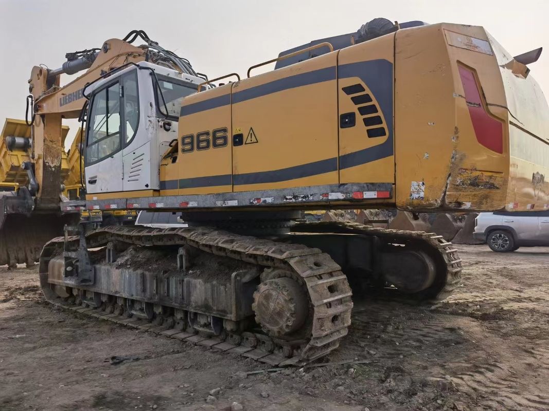 Использованный Liebherr R966 готов к работе и опытный немецкий импортированный в хорошем состоянии