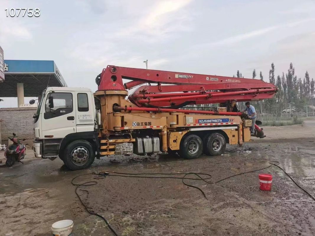 6×4 или 8×4 привод готовы к работе XCMG. HB37A 37 м бетонный насос грузовик для доставки бетона и налива