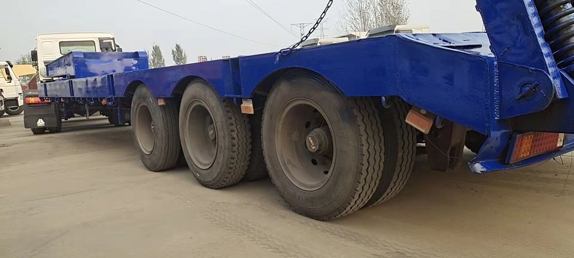Двухосный полуприцеп с низким прицепом с низким просветлением и высокой грузоподъемностью