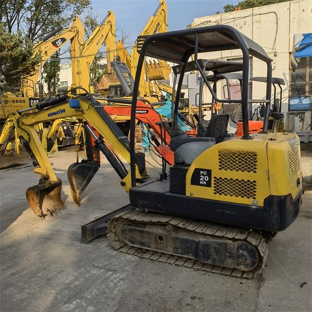 2 тонны использованная Япония Komatsu PC 20 MR Crawler экскаватор с низким рабочим временем и идеальным