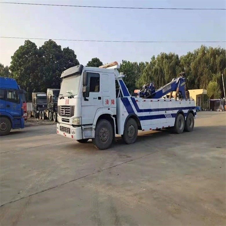 Небольшие часы использования Howo 6*4 Wrecker Tow Truck 8*4 Tow Body с сертификацией ISO9001 / CCC