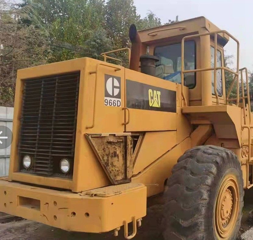 Высокомощный японский подержанный погрузчик Cat 966D в хорошем состоянии для тяжелой работы
