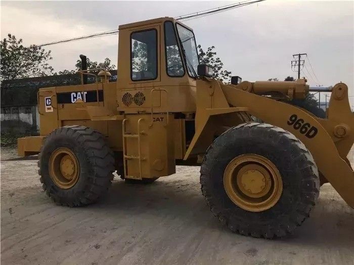 Высокомощный японский подержанный погрузчик Cat 966D в хорошем состоянии для тяжелой работы