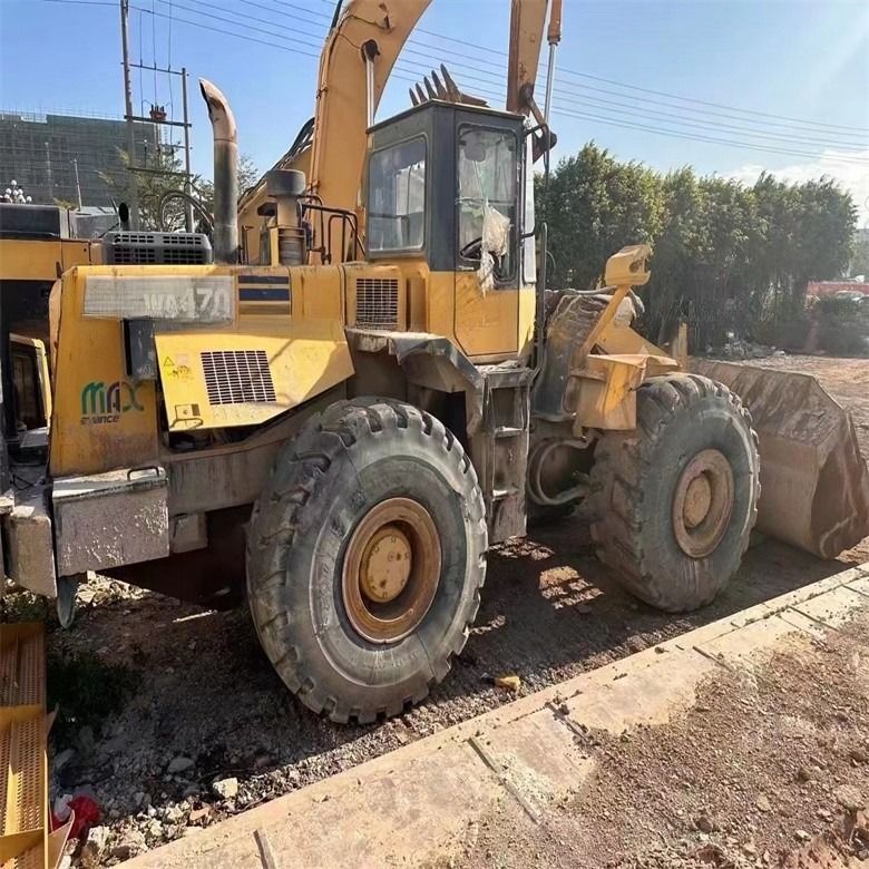 Отличный 2016 Komatsu WA470-3 колесный погрузчик 6,5 кубической вместимостью 23 тонны груз доступный