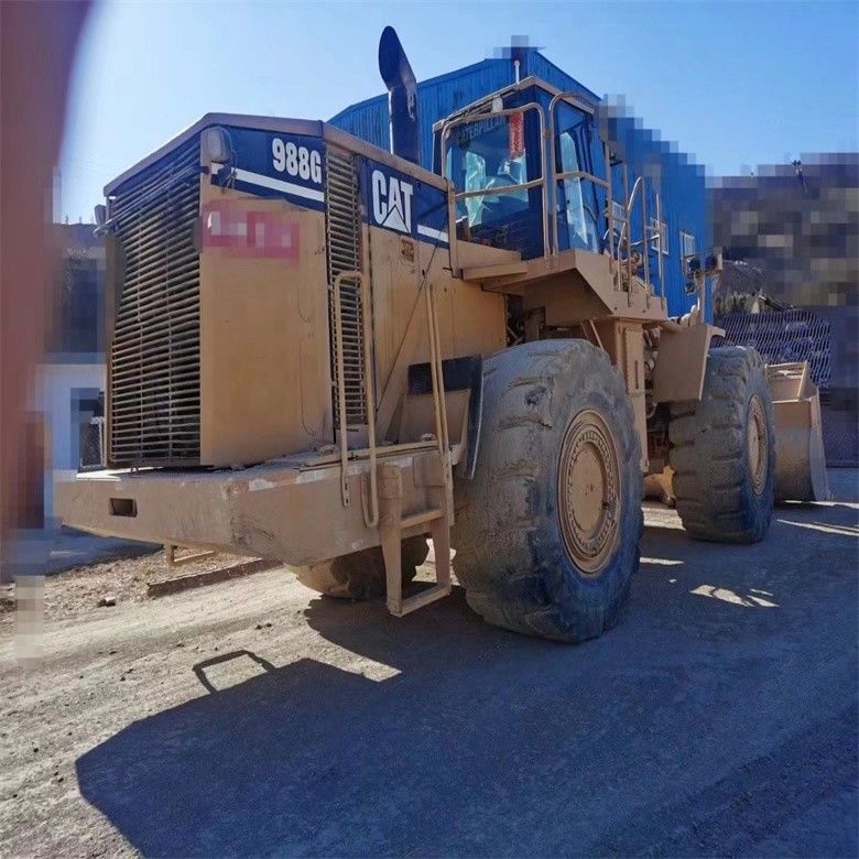 Использованный Caterpillar CAT 988G 988 50 тонн колесный погрузчик с максимальной высотой разряда 4,46 м