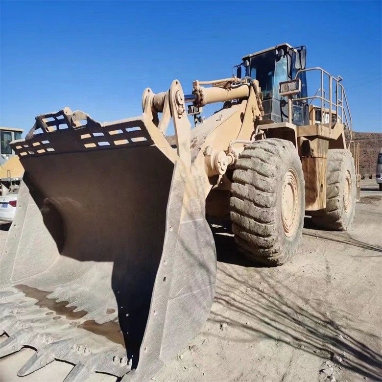 Использованный Caterpillar CAT 988G 988 50 тонн колесный погрузчик с максимальной высотой разряда 4,46 м
