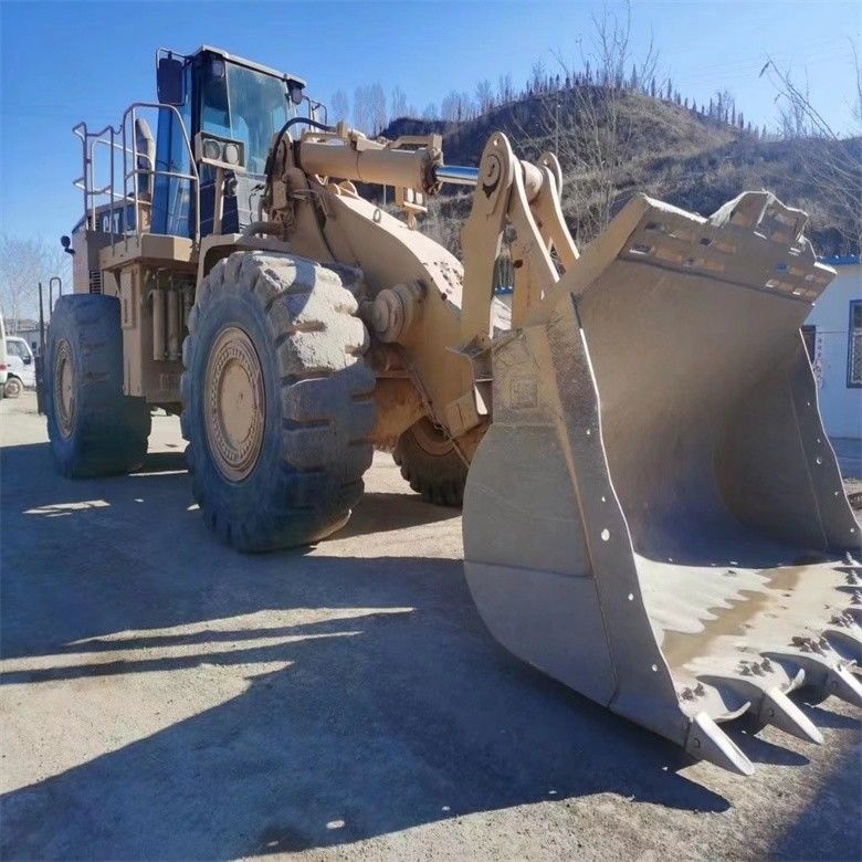 Использованный Caterpillar CAT 988G 988 50 тонн колесный погрузчик с максимальной высотой разряда 4,46 м
