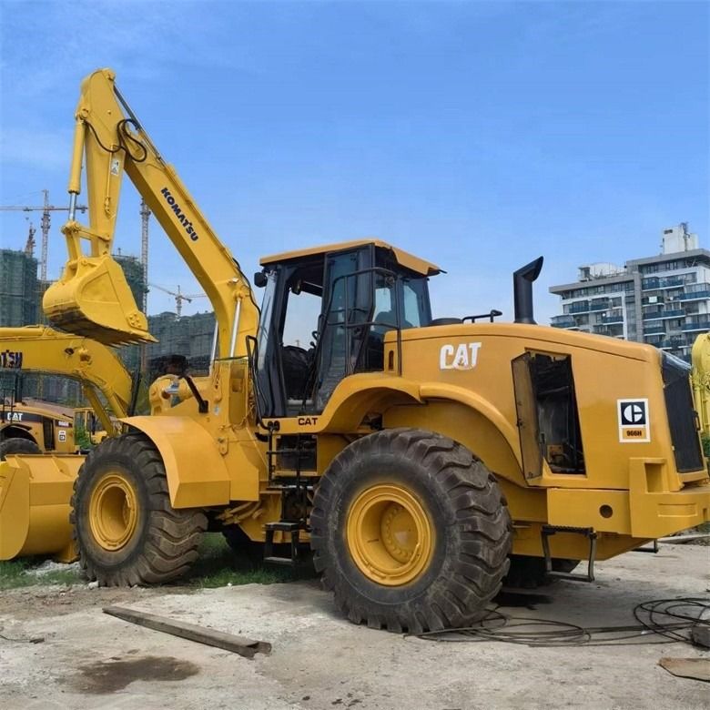 24 тонны Оригинальные колесные погрузчики Cat 966H из Японии для розничной продажи в короткие рабочие часы
