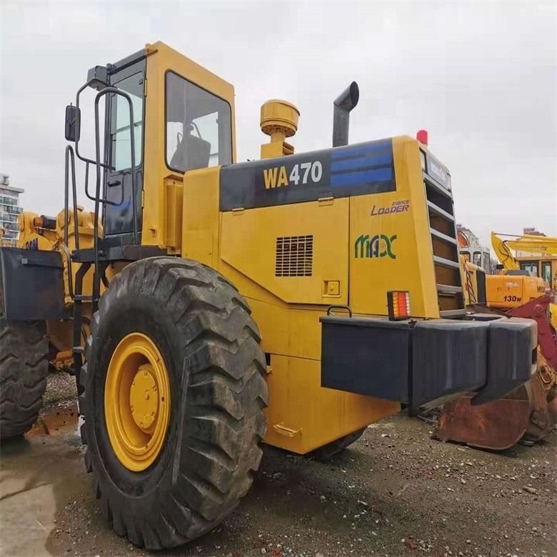 Высококачественный грузовик Komatsu WA470-3 с номинальной нагрузкой 7 тонн и водоизмещением 11 л из Японии