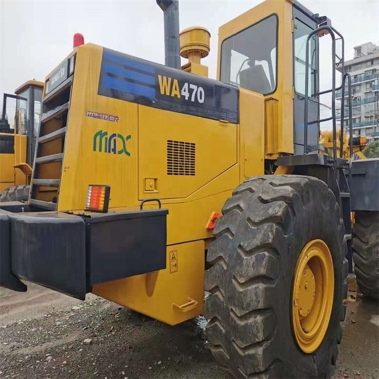 Высококачественный грузовик Komatsu WA470-3 с номинальной нагрузкой 7 тонн и водоизмещением 11 л из Японии