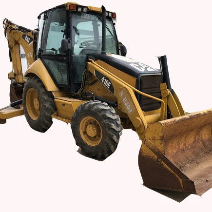 6792 10200 кг Машина Вес использованный Caterpillar 416E Загрузчик буксировщика 162 кВ Оригинальный Сейчас