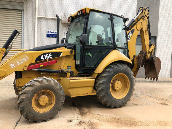 6792 10200 кг Машина Вес использованный Caterpillar 416E Загрузчик буксировщика 162 кВ Оригинальный Сейчас