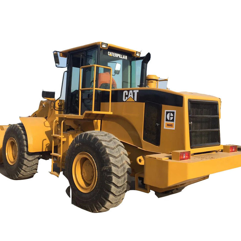 Доступный подержанный колесный погрузчик Cat 966G с 5,5 м3 ведровым и гусеничным двигателем