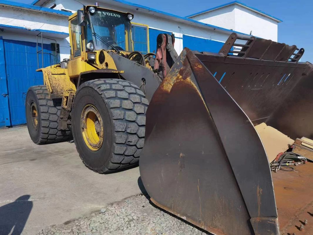 Тип привода 4WD Использованный погрузчик VOLVO L220E Оригинальный дизайн Колесо Скид-стейдер погрузчик Движущийся тип