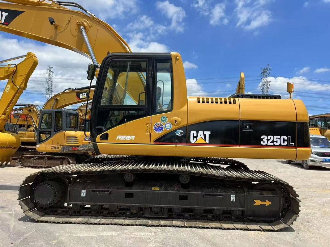 Использованный экскаватор CAT 325CL Надежная подержанная гусеница 325CL с длиной транспортировки 9,6 м